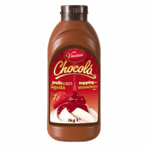 Vincinni Chocola Topping Strawberry 1kg x 8
