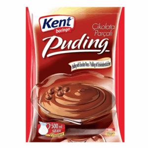 Kent Boringer Puding Chocolate Pieces Flavoured 100gr x 24