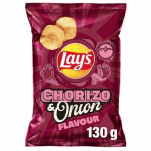 Lays Chorizo & Onion 130gr X 21