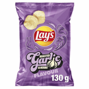 Lays Roasted Garlic & Herbs 130gr X 21