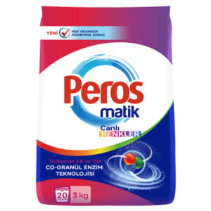 Peros Powder Detergent Matic Bag (Bright Colors) 3000gr x 6