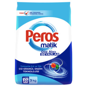 Peros Powder Detergent Matic Bag (White and Bright) 3000gr x 6