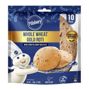 Pillsbury Whole Wheat Gold Roti 500gr x 10