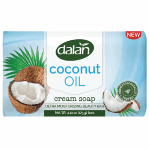 Dalan Cream Soap Coconut Oil 125gr X 3 X 24