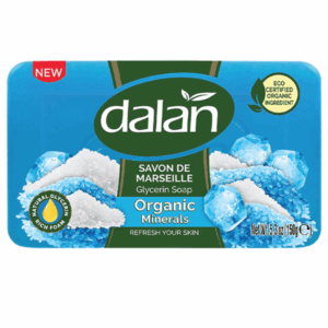 Dalan Savon De Marseille Soap Translucent Organic Mineral 150gr X 4 X 18