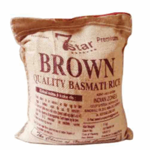 7 Star Basmati Ris 5kg X 4 (Brun)