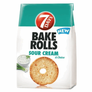7 Days Bake Rolls Sour Cream Onion 150gr x 12