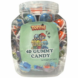 Toppie 4D Gummy Candy 300gr x 12