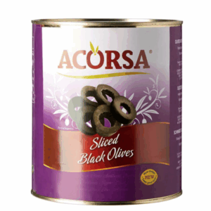 TP Acorsa Svarte Oliven Sliced 3kg X 6