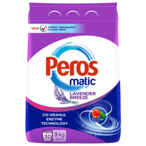 Peros Powder Detergent Matic Bag (Lavender) 3000gr x 6