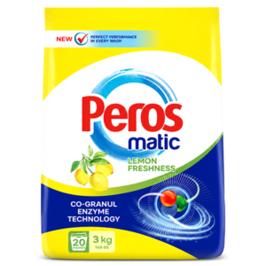 Peros Powder Detergent Matic Bag (Lemon) 3000gr x 6