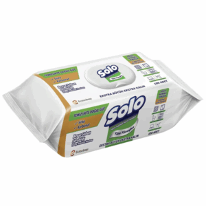 Solo Surface Cleaning Wipes White Soap (100pcs) x 12