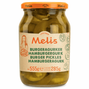 Melis Pickled Gherkin Slices 580ml X 12