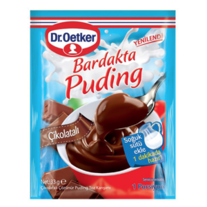 Dr. Oetker Bardak Puding Cikolatali 33gr x 12