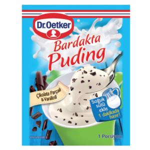 Dr. Oetker Bardak Puding Cikolatali Parcali Vanilyali 32gr x