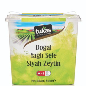 Tukas Natural Black Olives in Oil 1500ml X 6