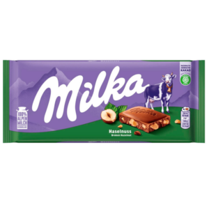Milka Hazelnut Milk Chocolate 90gr x 24