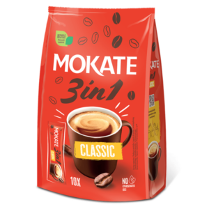 Mokate 3 in 1 Coffee Classic (17gr x 10) X 10