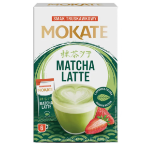 Mokate Matcha Latte Strawberry (14gr x 6) x 5