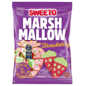 Sweeto Marshmallow Strawberry 140gr x 12