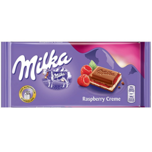 Milka Raspberry Cream Milk Chocolate 100gr X 22