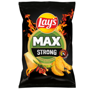 Lays Max Strong Cheese and Cayenne 120gr X 24