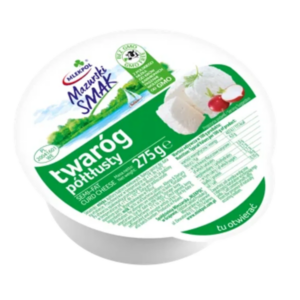 Mazurski Smak Semi-Fat Curd Cheese 275gr x 8