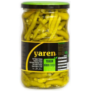 Yaren Syltede Pepper Extra Hot (Yakan) I Glass 1700ml X 6