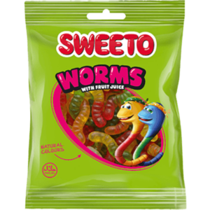 Sweeto Jelly Worms 80gr x 12 x 6