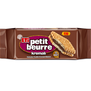 Eti Tea Biscuits Petit Beurre Cocoa Cream 270gr X 15