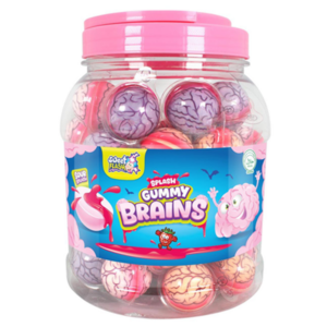 Sweet Flash Splash Gummy Brains Jar 18gr 60