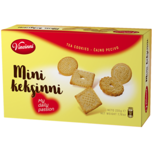 Vincinni Mini Keksinni Petit Beurre 220gr X 9