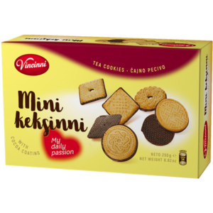 Vincinni Choco Mini Keksinni Petit Beurre 250gr X 9