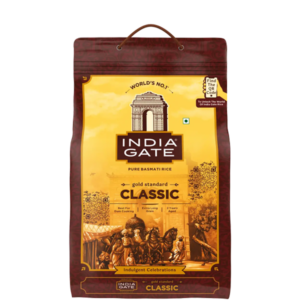 India Gate Classic Indian Basmati Rice 2kg X 4