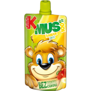 Kubus Mousse 100% Apple Banana 100gr X 12