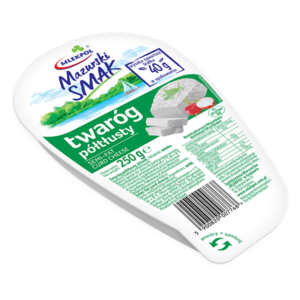Mazurski Smak Semi-Fat Curd Cheese 250gr x 6