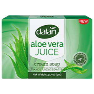 Dalan Cream Soap Box  Aleo Vera 90gr X 3 X 24