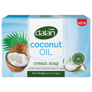 Dalan Cream Soap Box Coconut Oil 90gr X 3 X 24