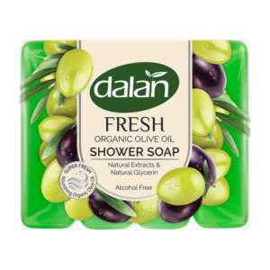 Dalan Fresh Soap Box Translucent Olive 150gr X 4 X 12