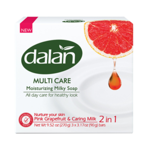 Dalan Multi Care Soap Box Pink Grapefruit 90gr X 3 X 24